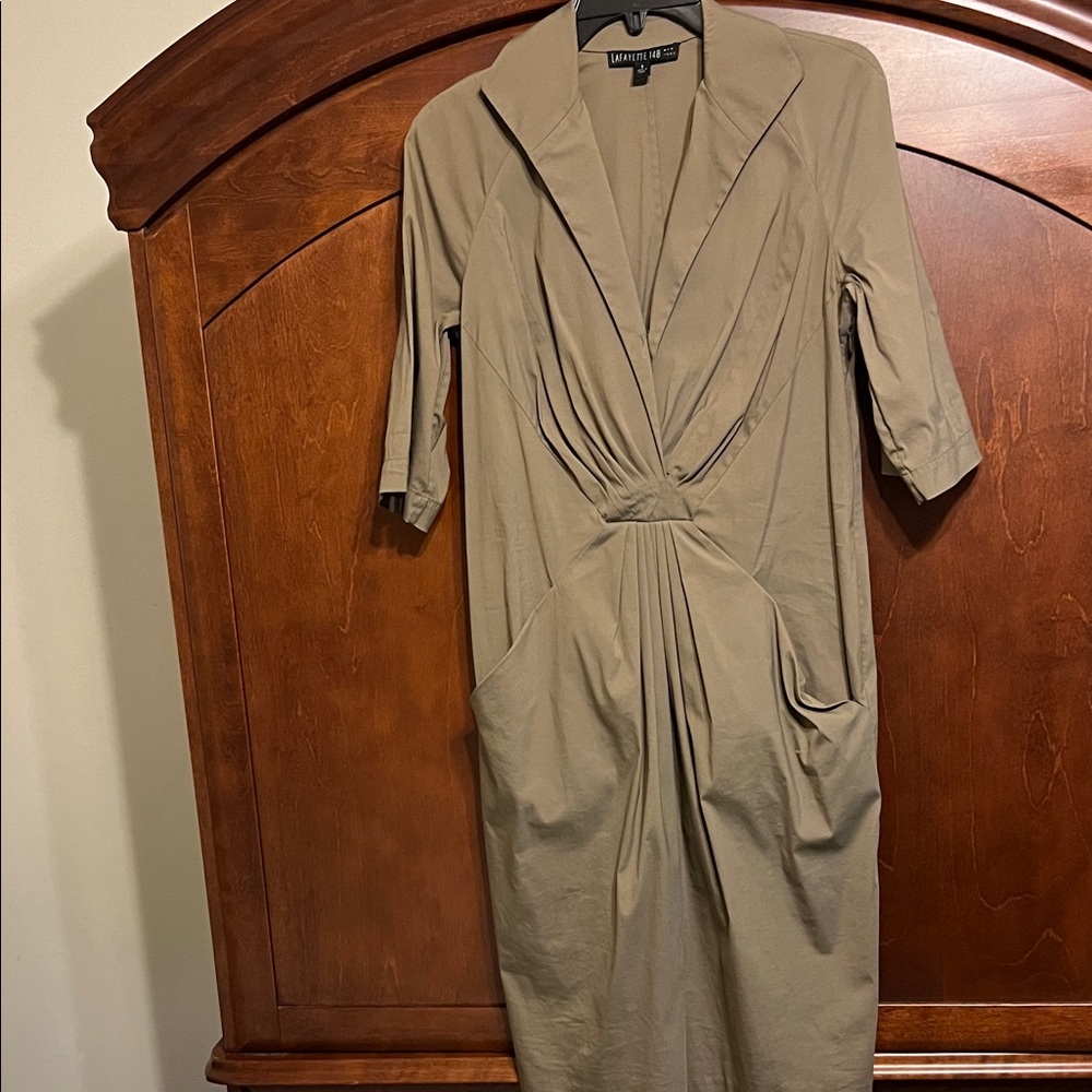 Lafayette 148 New York Green Dress